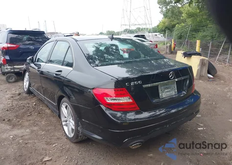 2012 Mercedes-Benz C 250 Luxury/Sport from USA, damaged, VIN WDDGF4HB8CA632100